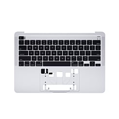 Top Case with US Keyboard (SILVER) for MacBook Pro 13" (A2289 / Early 2020)
