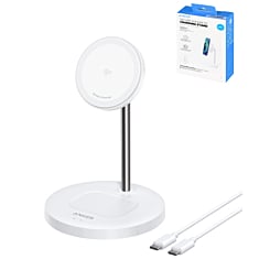 Anker Powerwave Magnetic Charging Stand (WHITE) (15W) (Only Ground Shipping)