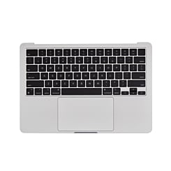 Top Case with US Keyboard & Touchpad (SILVER) for MacBook Air 13" (A2681 / Mid 2022)
