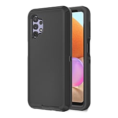Heavy Duty Case for Galaxy A32 5G (BLACK) (Only Ground Shipping)