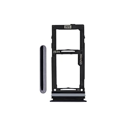 Purchase the Single SIM Card Tray in Awesome Black for Galaxy A52 4G model A525 from 2021, A52 5G model A526 from 2021, and A52s 5G model A528 from 2021.