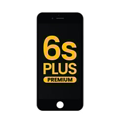 LCD Assembly with Steel Plate for iPhone 6S Plus (Black) (Premium)