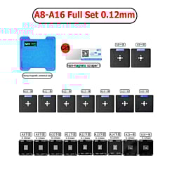 Grab the wholesale deals on the MaAnt CPU BGA Repair Magnetic Reballing Platform 0.12mm for iPhone 6 to 15 Series, from A8 to A16.