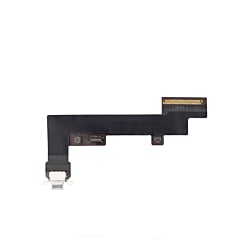 Charging Port Flex Cable for iPad Air 4 / Air 5 (White) (4G Version) (Aftermarket)