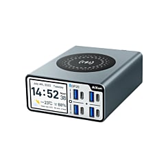 AiXun DP20 240W PD QC Desktop Smart Fast Charger for iPhone / Android / Huawei (Only Ground Shipping)