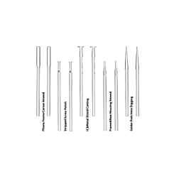AMAOE Replacement Tips for Polish Drill Pen Set (11 Pcs)