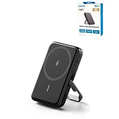 Anker 322 Mag-Go Power Bank with Built-In Stand (5000 mAh) (BLACK) (Only Ground Shipping)