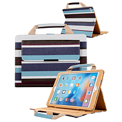 Smart Work Bag Style Case - MIX COLOR BLUE for iPad Mini 1 / 2 / 3 / 4 / 5 (Only Ground Shipping)