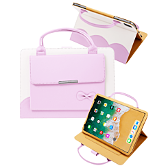 Smart Work Bag Style Case - RIBBON PINK for iPad Mini 1 / 2 / 3 / 4 / 5 (Only Ground Shipping)