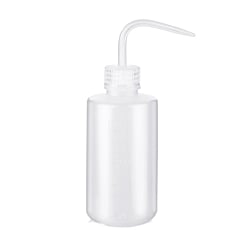 Curved Plastic Squeeze Diffuser Wash Clean Bottle (250ml)