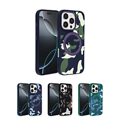 Flower Design Wireless Charging Case for iPhone 16 Pro Max (Only Ground Shipping)