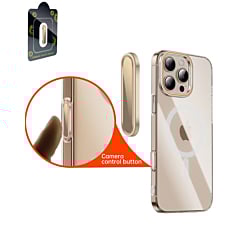 Shop the Camera Control Capture Buttons in Gold for the iPhone 16 Series.