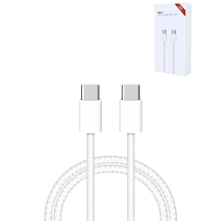 Grab wholesale deals on the 6 ft 100W USB-C to USB-C fast charging cable for iPhone 16, iPhone 15, and iPad series.