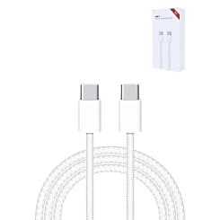 Stock up on the 9 ft 100W USB-C to USB-C fast charging cable for iPhone 16, iPhone 15, and iPad series.