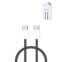 Purchase the 3 ft 60W USB-C to USB-C fast charging cable for iPhone 16, iPhone 15, and iPad series in black.