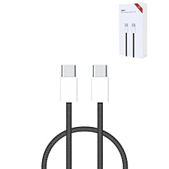 Purchase the 3 ft 60W USB-C to USB-C fast charging cable for iPhone 16, iPhone 15, and iPad series in black.