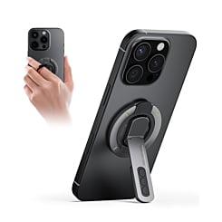 EVO Double-Sided Magnetic Phone Ring Holder & Stand - GRAY (Only Ground Shipping)