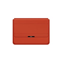EVO Laptop & iPad 15" Leather Sleeve Pouch Bag - RED (Only Ground Shipping)