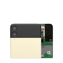Outer OLED Assembly without Frame for Galaxy Z Flip 3 F711 (CREAM) (Service Pack)