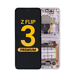 OLED Assembly with Frame for Galaxy Z Flip 3 F711 (LAVENDER) (US & International) (Premium)
