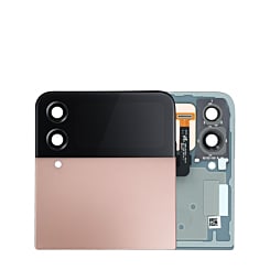 Outer OLED Assembly without Frame for Galaxy Z Flip 4 F721 (PINK GOLD) (Service Pack)