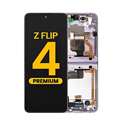 OLED Assembly with Frame for Galaxy Z Flip 4 F721 (VIOLET / BORA PURPLE) (US and International) (Premium)