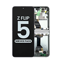 OLED Assembly with Frame for Galaxy Z Flip 5 F731 (GRAPHITE) (US and International) (Service Pack)