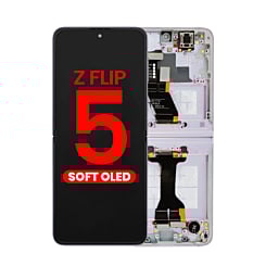 OLED Assembly with Frame for Galaxy Z Flip 5 F731 (LAVENDER) (US & International) (Aftermarket OLED)