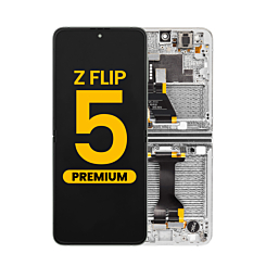 OLED Assembly with Frame for Galaxy Z Flip 5 F731 (GRAY) (US & International) (Premium)