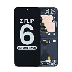 OLED Assembly with Frame for Galaxy Z Flip 6 F741 (BLACK) (US & International) (Service Pack)