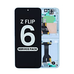 OLED Assembly with Frame for Galaxy Z Flip 6 F741 (BLUE) (US & International) (Service Pack)