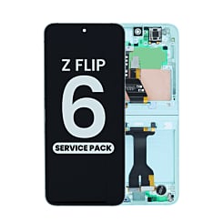 OLED Assembly with Frame for Galaxy Z Flip 6 F741 (MINT) (US & International) (Service Pack)