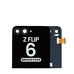 Outer OLED Assembly without Frame for Galaxy Z Flip 6 F741 (BLACK) (Service Pack)