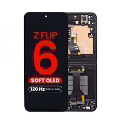 OLED Assembly with Frame for Galaxy Z Flip 6 F741 (BLACK) (US & International) (Aftermarket Pro OLED / 120HZ)