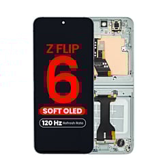 OLED Assembly with Frame for Galaxy Z Flip 6 F741 (MINT) (US & International) (Aftermarket Pro OLED / 120HZ)
