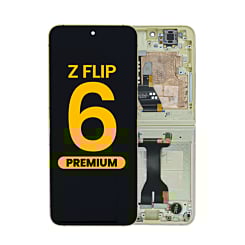 OLED Assembly with Frame for Galaxy Z Flip 6 F741 (YELLOW) (US & International) (Premium)