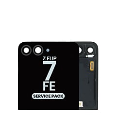 Outer OLED Assembly without Frame for Galaxy Z Flip 7 FE F761 (BLACK) (Service Pack)
