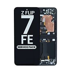 OLED Assembly with Frame for Galaxy Z Flip 7 FE F761 (BLACK) (US & International) (Service Pack)