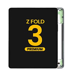 Inner OLED Assembly with Frame for Samsung Galaxy Z Fold 3 5G (US & International) (Premium) (PHANTOM SILVER)