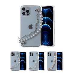 Fashion Pearl Bracelet Clear for iPhone 7G / 8G / SE 2020 (Only Ground Shipping)