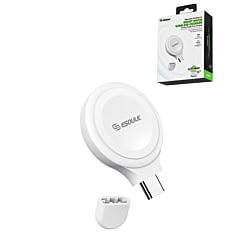 Esoulk Convenient Magnetic Wireless Charger for Smart Watch - WHITE (Only Ground Shipping)