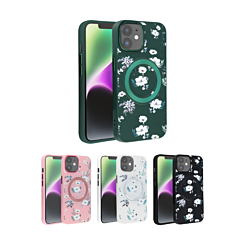 Flower Design Wireless Charging Case for iPhone 11 (Only Ground Shipping)