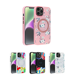 Flower Design Wireless Charging Case for iPhone 12 / 12 Pro (Only Ground Shipping)