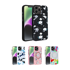 Flower Design Wireless Charging Case for iPhone 13 Pro Max (Only Ground Shipping)