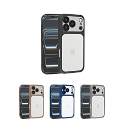 Frosted Transparent Matte Case with Lens Protection for iPhone 17 Pro (Only Ground Shipping)