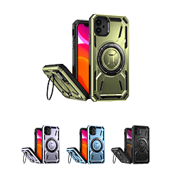 Full-Body Rugged Shockproof Case with Built-in Ring Holder for iPhone 11 (Only Ground Shipping)