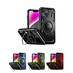 Full-Body Rugged Shockproof Case with Built-in Ring Holder for iPhone 15 (Only Ground Shipping)