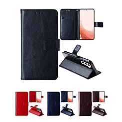 Galaxy S22 Plus Leather Wallet Case with Card Slot