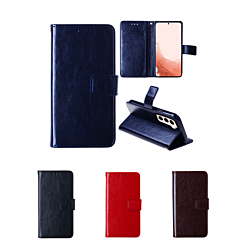 Galaxy S22 Ultra Leather Wallet Case with Card Slot