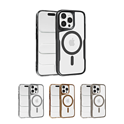 Glossy & Transparent Magnetic Case for iPhone 15 Pro (Only Ground Shipping)